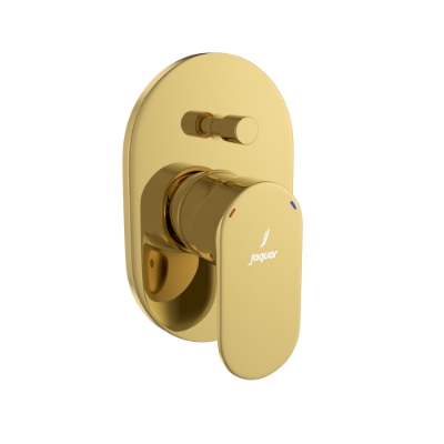 Picture of Single Lever Exposed Parts Kit of Hi-flow Diverter - Gold Bright PVD
