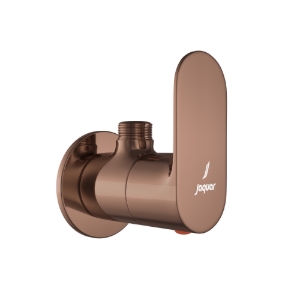 Picture of Angle Valve with Wall Flange - Blush Gold Bright PVD