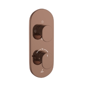 Picture of Aquamax Thermostatic Shower Mixer - Blush Gold Bright PVD