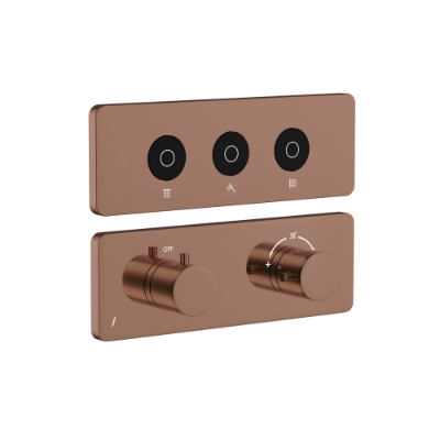 Picture of एक्सपोज़्ड पार्ट किट ऑफ क्लाउड टच शॉवर सिस्टम - ब्लश गोल्ड पीवीडी