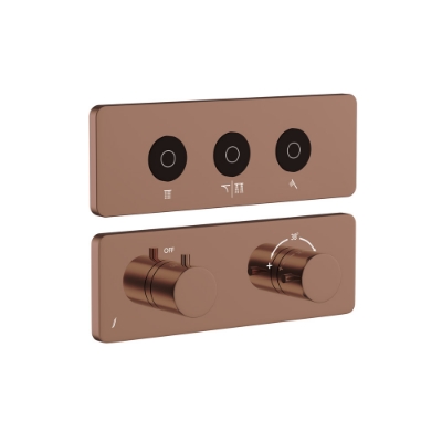 Picture of एक्सपोज़्ड पार्ट किट ऑफ क्लाउड टच शॉवर सिस्टम - ब्लश गोल्ड पीवीडी