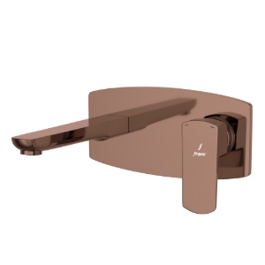 Picture of Exposed Part Kit of Single Lever Basin Mixer Wall Mounted - Blush Gold Bright PVD