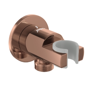 Picture of Wall Outlet with Shower Hook - Blush Gold Bright PVD