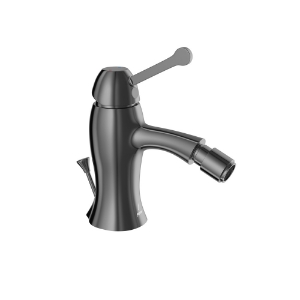 Picture of Single Lever 1-Hole Bidet Mixer with Popup Waste System - Black Chrome