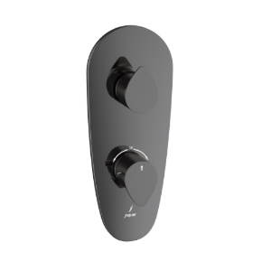 Picture of Thermostatic Shower Mixer - Black Chrome