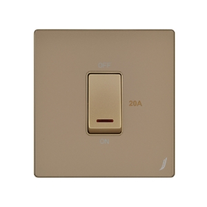 Picture of One Gang 20A Dp Switch - Gold