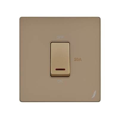 Picture of One Gang 20A Dp Switch - Gold