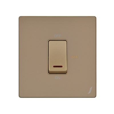 Picture of One Gang 32A Dp Switch - Gold
