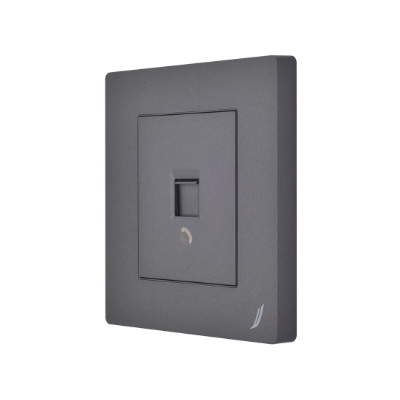 Picture of One Way Telephone Socket - Grey