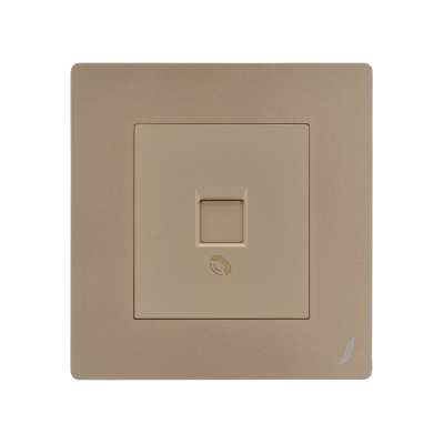 Picture of One Way Telephone Socket - Gold