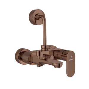 Picture of Single Lever Wall Mixer 3-in-1 System - Blush Gold Bright PVD