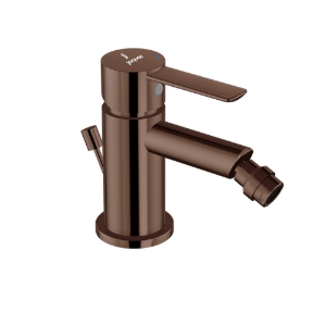 Picture of Single Lever 1-Hole Bidet Mixer with Popup Waste System - Blush Gold Bright PVD