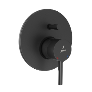 Picture of Single Lever Exposed Parts Kit of Hi-flow Diverter - Black Matt