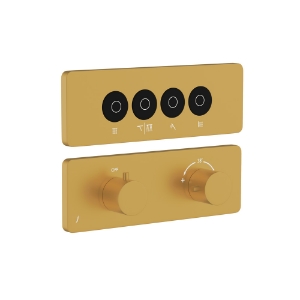 Picture of एक्सपोज़्ड पार्ट किट ऑफ क्लाउड टच शॉवर सिस्टम - ब्लैक मैट