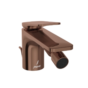 Picture of Single Lever 1-Hole Bidet Mixer with Popup Waste System - Blush Gold Bright PVD