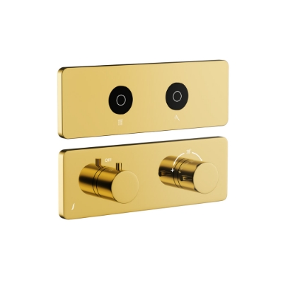 Picture of Exposed Part Kit of Cloud Touch Shower System - Gold Bright PVD
