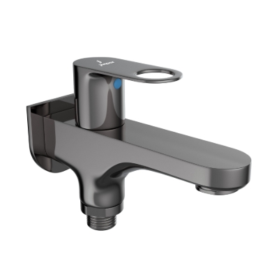Picture of 2 Way Bib Cock - Black Chrome