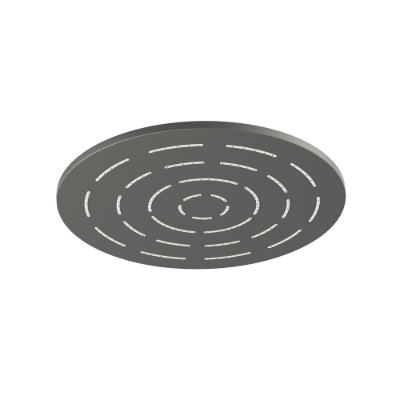 Picture of Round Shape Single Flow Maze Overhead Shower - Graphite