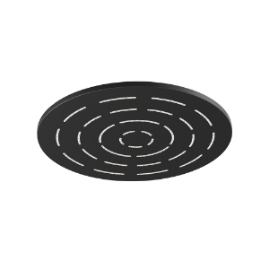 Picture of Round Shape Single Flow Maze Overhead Shower - Black Matt