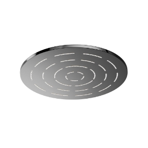 Picture of Round Shape Single Flow Maze Overhead Shower - Black Chrome