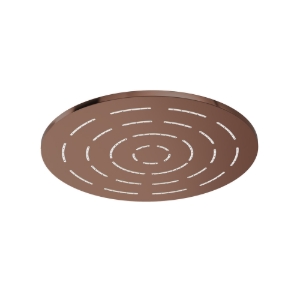 Picture of Round Shape Single Flow Maze Overhead Shower - Blush Gold Bright PVD