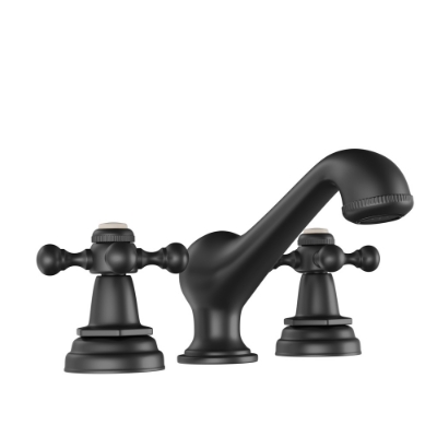 Picture of 3-Hole Basin Mixer -Black Matt