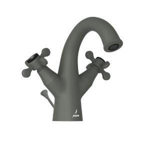 Picture of Central Hole Basin Mixer with Popup Waste System - Graphite