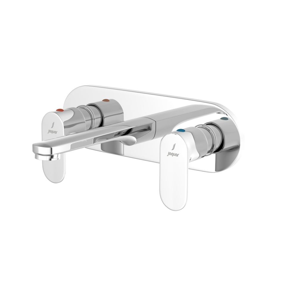 Picture of Two Concealed Stop Cocks with Basin Spout