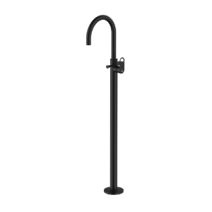 Picture of Exposed Parts of Floor Mounted Single Lever Bath Mixer - Black Matt
