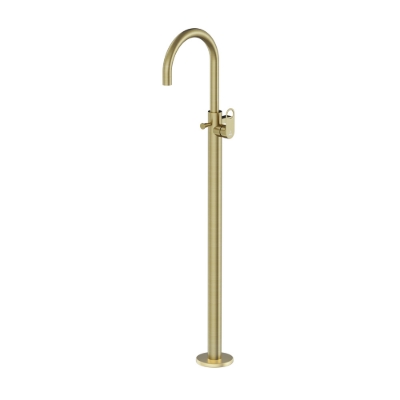 Picture of Exposed Parts of Floor Mounted Single Lever Bath Mixer - Antique Bronze