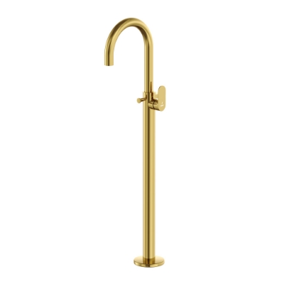 Picture of Exposed Parts of Floor Mounted Single Lever Bath Mixer - Gold Bright PVD