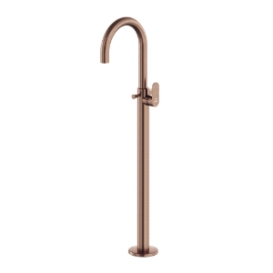 Picture of Exposed Parts of Floor Mounted Single Lever Bath Mixer - Antique Copper