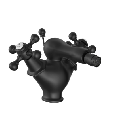 Picture of 1 होल बिडेट मिक्सर - ब्लैक मैट