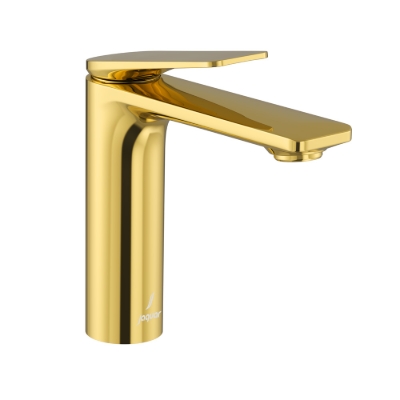 Picture of Single Lever Extended Basin Mixer - Gold Bright PVD
