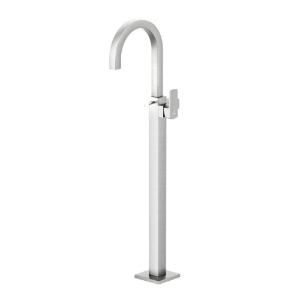 Picture of Exposed Parts of Floor Mounted Single Lever Bath Mixer - Stainless Steel
