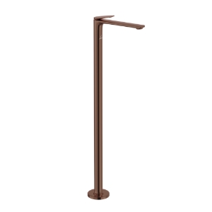 Picture of Floor Mounted Single Lever Basin Mixer - Blush Gold Bright PVD