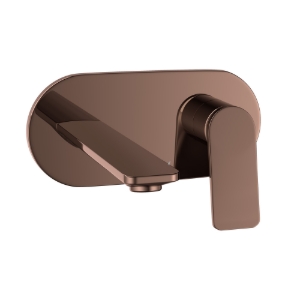 Picture of Exposed Part Kit of Single Lever Basin Mixer Wall Mounted - Blush Gold Bright PVD