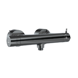 Picture of Exposed Shower Mixer (Wall Mounted) - Black  Chrome