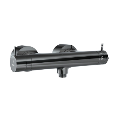 Picture of Exposed Shower Mixer (Wall Mounted) - Black  Chrome