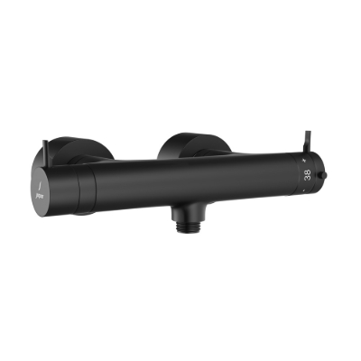 Picture of Exposed Shower Mixer (Wall Mounted) - Black  Matt