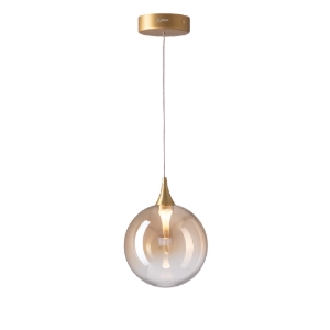 Picture of Brushed Gold Led-4W Metal + Clear Glass 