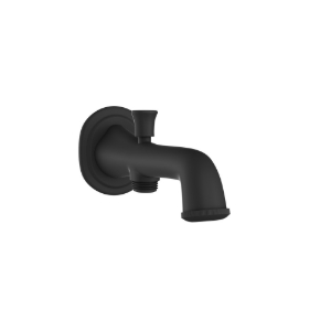 Picture of Bath Tub Spout with Button Attachment - Black Matt