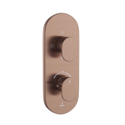 Picture of Aquamax Thermostatic Shower Mixer - Antique Copper