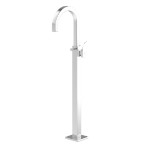 Picture of Exposed Parts of Floor Mounted Single Lever Bath Mixer - Chrome