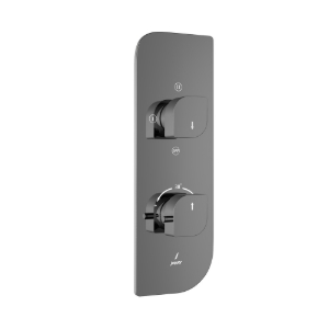 Picture of Aquamax Exposed Part Kit with 3-way diverter - Black Chrome