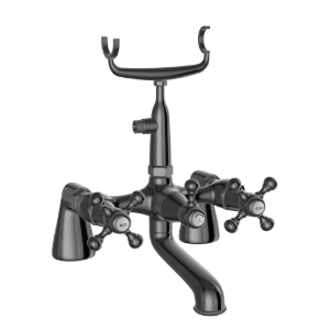 Picture of Bath Tub Mixer (Exposed Straight Legs) - Black Chrome